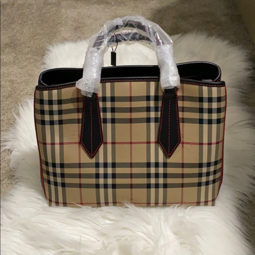 Burberry Ballingdon Tote/Shoulder Canvas Bag